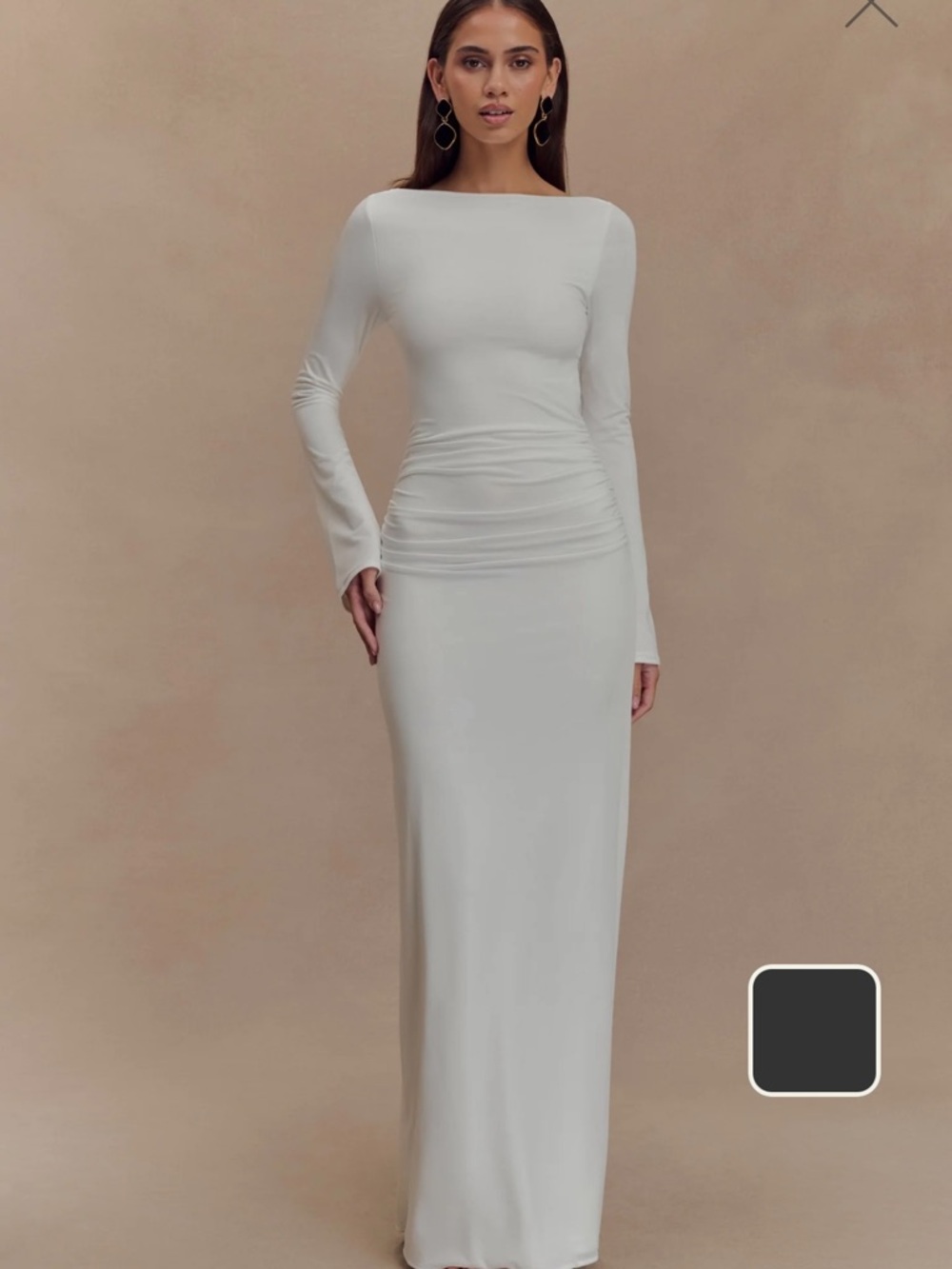 Meshki Vienna Slinky Cut Out Maxi Dress